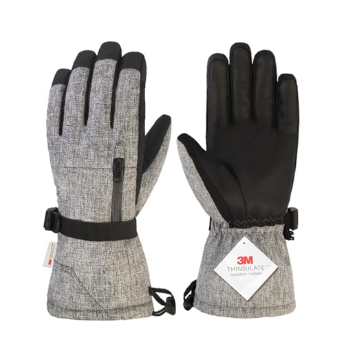 スキーグローブ スノボー グローブ 3Mシンサレート 五本指 裏起毛 スキー手袋 防水撥水 防寒手袋 自転..
