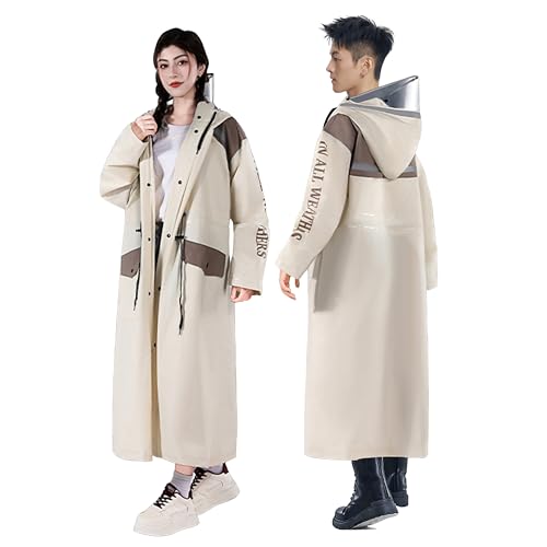 [Haikawi] レインコート 自転車 カッパ リュック対応/反射テープ 多機能 ポンチョ 超軽量＆速乾 通勤通学 防風防水 男女兼用 収納袋付き