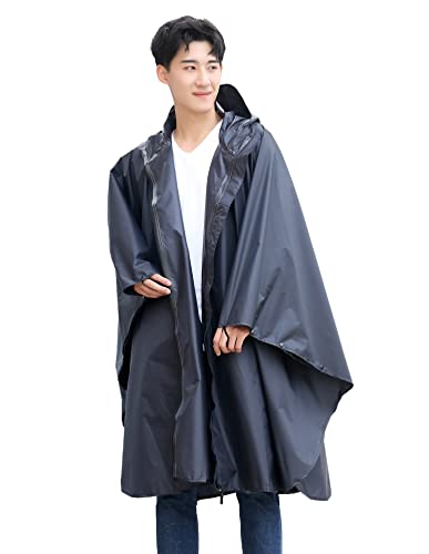 [Frisence] ポンチョ メンズ 雨具 自転車 撥水 レインコート レディース レインウエア 四季 梅雨 軽量 ..