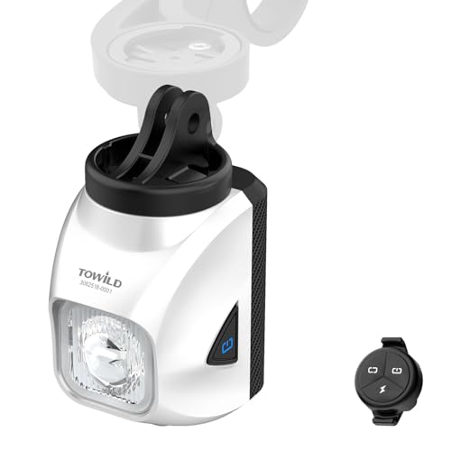 TOWILD DL1200S 自転車 ライト 1200ルーメン 3200mAh大容量 吊り下げ式 自動点灯/消灯 USB-C充電式 IPX6防水 5つ調光モード 高輝度 ロードバイク/通勤通学/防災用 サイクルコンピューターと同時に取付(4)