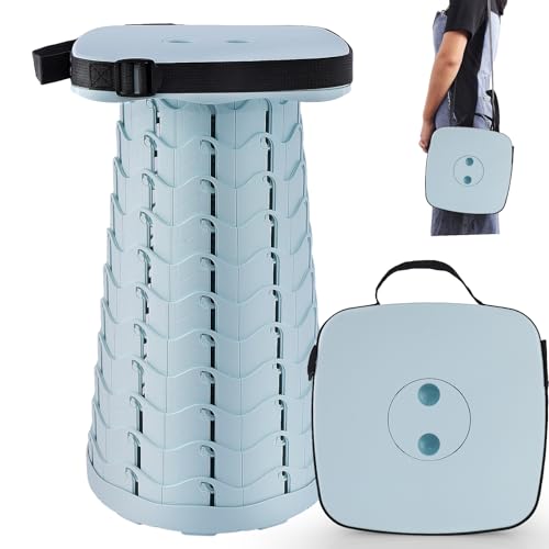 G GO HO 折りたたみ椅子 伸縮式 四角 コンパクト 持ち運びに便利 アウトドチェア キャンプ椅子 軽量 耐..