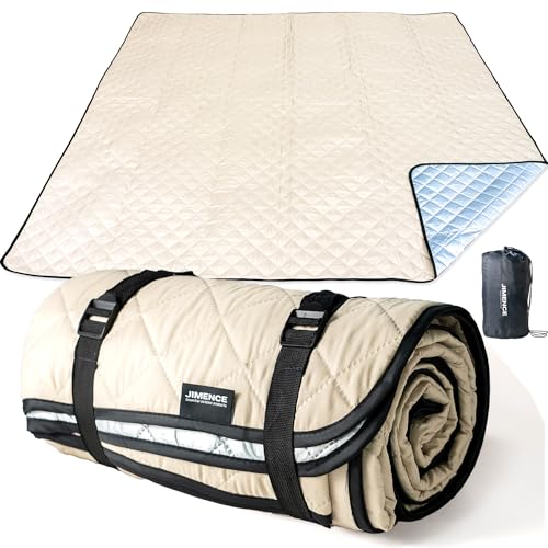 JIMENCE（ジーメンス） レジャーシート 厚手 テントマット 防水 インナーシート アルミ蒸着 収納袋付き..