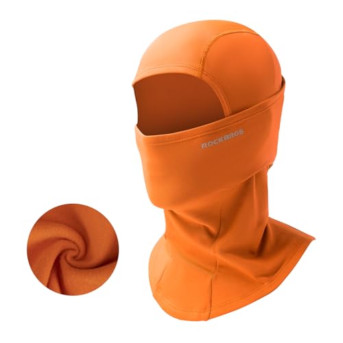 [ROCKBROS] バラクラバ ネックウォーマー 冬用 防寒 目出し帽 裏起毛 防風 保温 息苦しくない 伸縮性 暖かい フェイスマスク バイク 自転車 スキー スノーボード 登山 スポーツ アウトドア 男女
