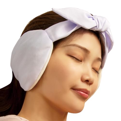 アルファックス 耳当て 耳 温める グラフェンとろける濃密イヤーパフ パープル