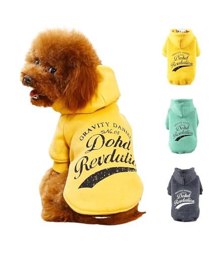 【冬服にぴったり】 PetGround 秋冬用フード付き犬服 犬 服 暖かい 長袖 アウター パーカー 女の子 男..