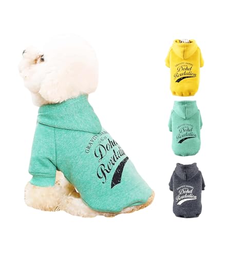 【冬服にぴったり】 PetGround 秋冬用フード付き犬服 犬 服 暖かい 長袖 アウター パーカー 女の子 男..