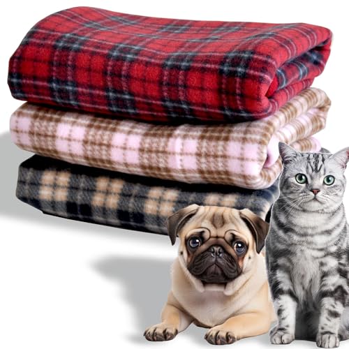 プチリュバン ペット毛布 3点セット Mサイズ 50×70cm ブランケット ペット 犬 猫 小型犬 中型犬 マット タオル ひざ掛け 防寒 洗える 暖かい 布団