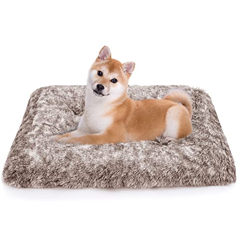 ペット用クッション 犬 猫 ベッド クッション マット ふわふわ 滑り止め 犬ベッド ペットマット 暖か 寒さ対策 ケージ クッション 室内用 秋冬用(ブラウン...