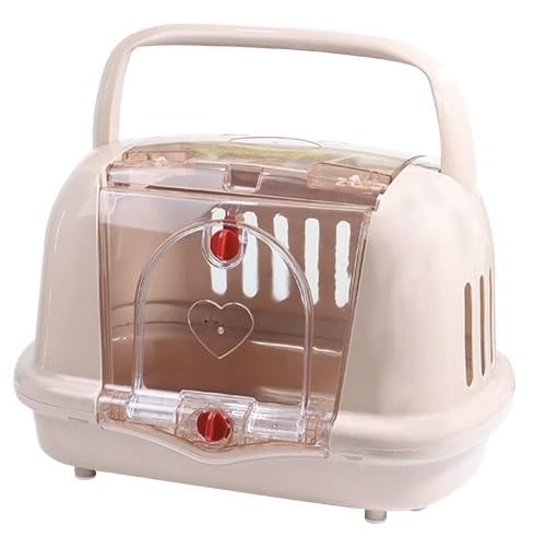 N&S HKX05ペットキャリー 猫 キャリー 超小型犬・猫用 6カラー ペットハウス 中が見える透明扉 おでか..