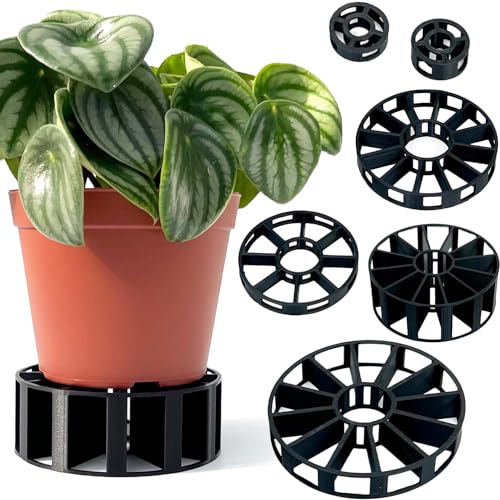 直径9cm高さ1.5cm inakougei(イナコウゲイ) 鉢カバー 底上げ 鉢 高さ調整 根腐れ予防 直径3~20cm 高さ1~5cm 2号~8号 通気性U...