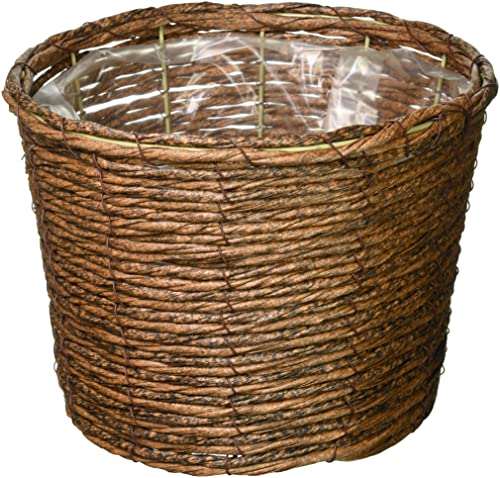 大橋新治商店 鉢カバー PEプランター D6号 ブラウン