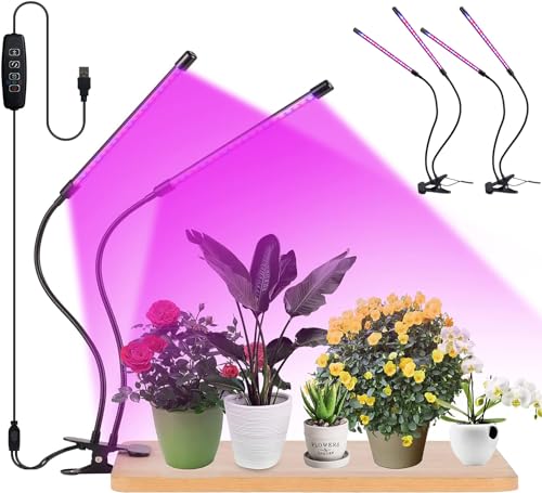 ANAMI 植物育成ライト LED植物育成灯 室内栽培ランプ 3つ照明モード観葉植物 自動ON/OFF 室内 水耕栽培..