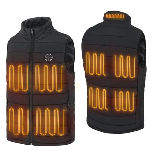[NELIPO] 電熱ベスト ヒートベスト 男女兼用 9箇所発熱 3段階温度調整 3エリア独立制御 USB給電式 炭素繊維発熱 暖房ベスト 電熱ジャケット 洗濯可能 軽量 防寒 アウトドア 通勤 通学 釣り 登山