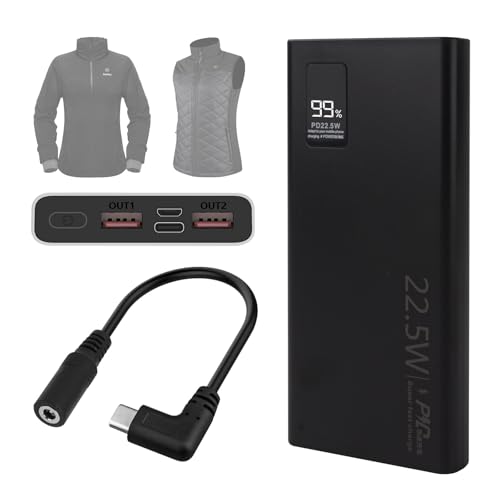 Tyuusei 電熱ベスト ヒーターベスト バッテリー 7.4V 8.4V 電熱服 電熱パンツ 電熱ズボン 電熱ジャケット 電熱ウェア ヒートベスト ヒータ ベ...