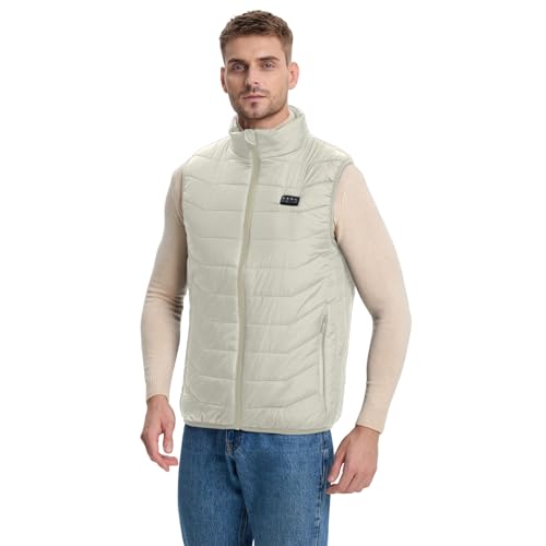 [Yjcnelcr] 加熱ベスト男女兼用電熱ベスト暖かい3速温度調整28ゾーン加熱軽量防寒コート着屋外作業釣り旅行に最適