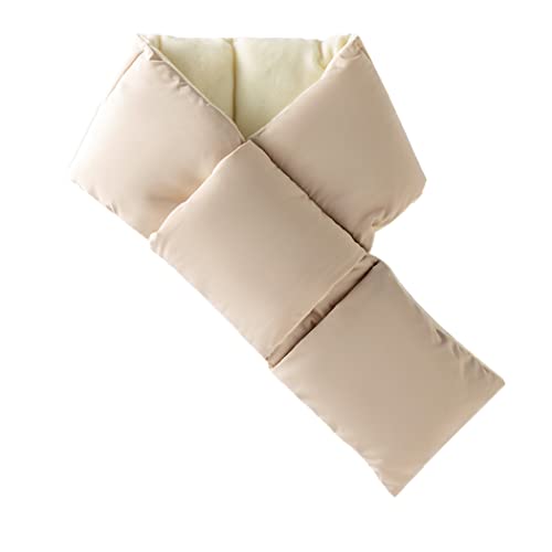 [Moli&Hani] [　ブランド] ダウン マフラー 防寒 暖かい エコダウン入り 軽量 ネックウォーマー 無地 ..