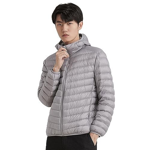 CLAZOLIY フード付き ダウンジャケット メンズ ウルトラライト ダウン ジャケット 軽量 無 ...