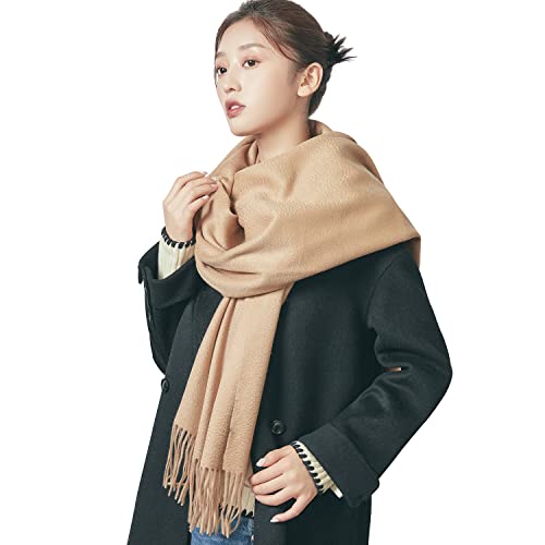 [Toyuxe] カシミヤ マフラー レディース カシミヤ100％【2025秋冬・内モンゴル産極上】 無地 チェック柄 大判 厚手マフラー ふわふわ カシミヤ ストール スカーフ 20色 誕生日プレゼント クリス