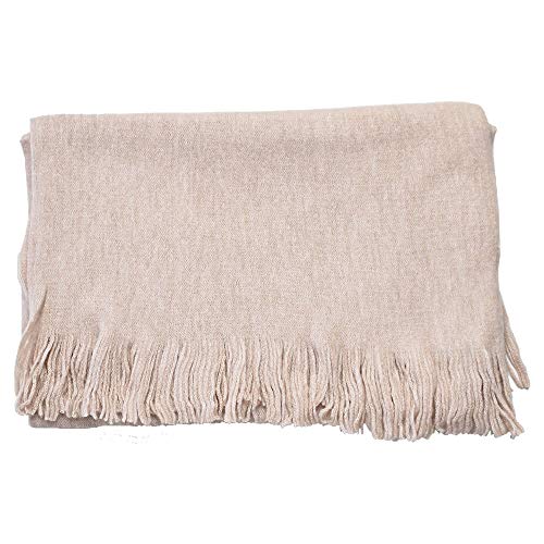 [カービーズ] マフラー レディース マフラー レディース ストール チェック 無地 秋冬 かわいい プレゼント ギフト ふわふわ 05.ライトピンク(8)