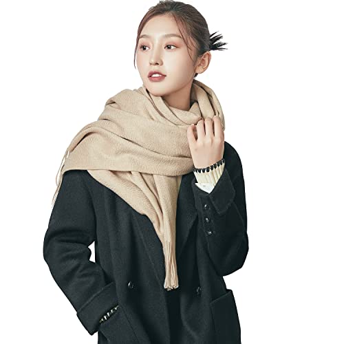 [Toyuxe] カシミヤ マフラー レディース カシミヤ100％【2025秋冬・内モンゴル産極上】 無地 チェック柄 大判 厚手マフラー ふわふわ カシミヤ ストール スカーフ 20色 誕生日プレゼント クリス
