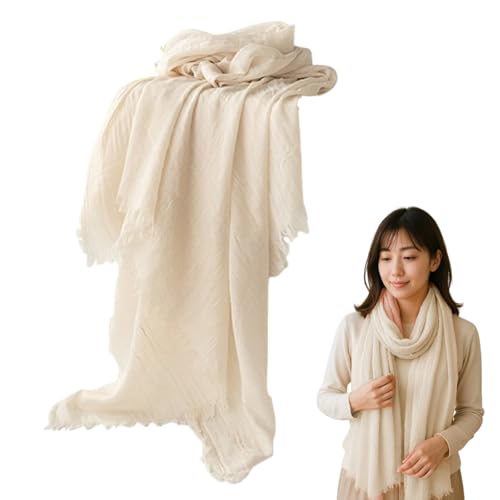 [NazyJnn] 大判ストール 薄手スカーフ UVカット 冷房対策・日焼け対策 春夏秋兼用 肌に優しい ショール..