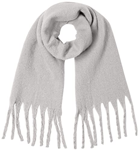 [ミックスファクトリー] ふわふわ起毛ソリッドマフラー ストール 無地 秋冬 レディース