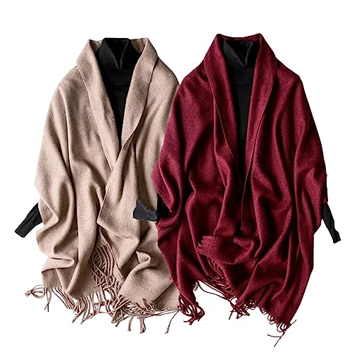 [マイクイーン]maikun マフラー レディース クリスマスプレゼント クリスマスプレゼント 彼女 クリスマスプレゼント女性 誕生日 プレゼント 女性 マフラー レディース ライトキャメル ストー