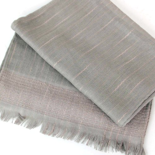 VAXPOT(バックスポット) タオルマフラー コットンマフラー ロング ストールGRY