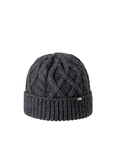 [ヘリーハンセン] ニット帽 ケーブルビーニー Cable Beanie ユニ HC91856 ミックスグレー Free Size