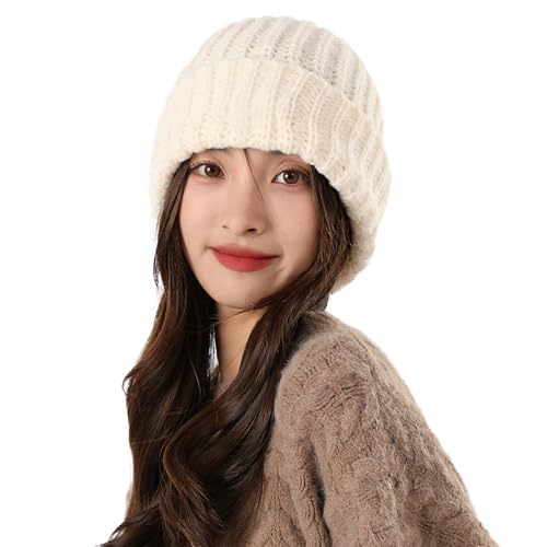 [SIVAN] ニット帽 メンズ レディース 冬 防寒 【究極の防寒対策・大きいサイズの決定版・ふんわり肉厚な生地感・小顔効果 】 暖かい 肌..