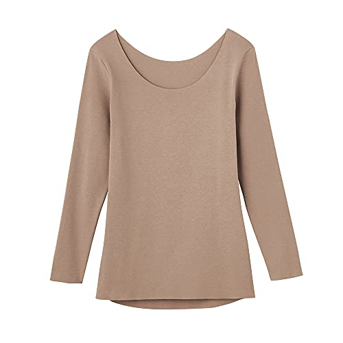 [グンゼ] 長袖インナー 綿混 裏起毛 吸湿発熱 あったかインナー HOTMAGIC ホットマジック MH7846P レデ..