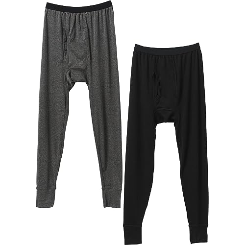 [白鷺ニット] 2枚組 HEAT&STRETCH 吸湿発熱 インナー タイツ メンズ 防寒 冬 動きやすい P0465E-RT (L,..