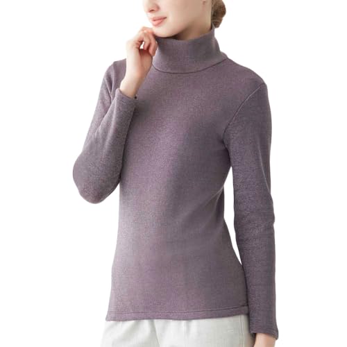 [グンゼ] インナーシャツ 裏起毛 厚手 あったかインナー 伸びる ハイネック 長袖インナー ホットマジッ..