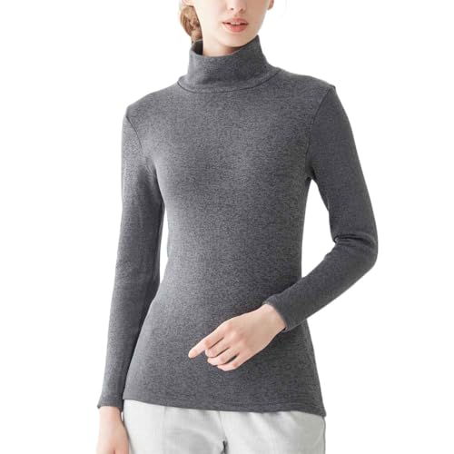 [グンゼ] インナーシャツ 裏起毛 厚手 あったかインナー 伸びる ハイネック 長袖インナー ホットマジッ..