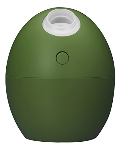 グリーンハウス 卓上 USB 超音波式 加湿器 たまご形 パンプキン(グリーン)GH-UMSEG-GR GH-UMSEG-GR