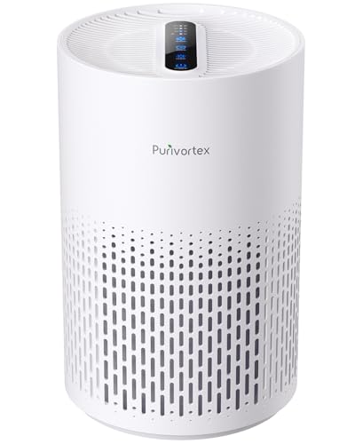 【2025年進級版】Purivortex 空気清浄機 小型 20畳 集じん 強力 消臭 ペット 空気清浄器 ほこり 花粉 異臭 PM2.5 卓上 2重除菌 ミニ...