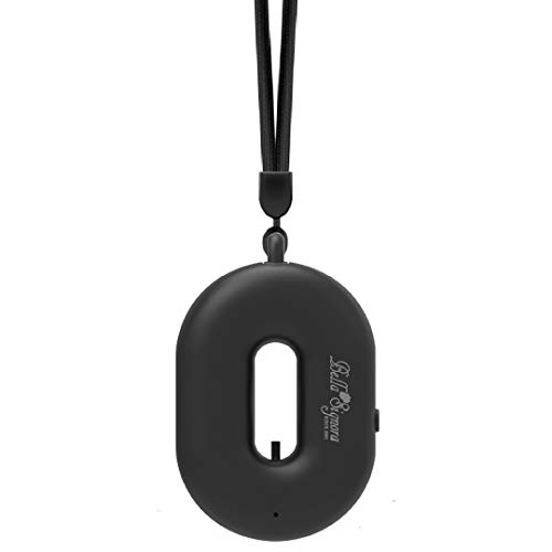 Bella Signora 携帯用空気清浄機 首かけ 花粉症対策 感染症対策 除菌と消臭 USB充電(ブラック)