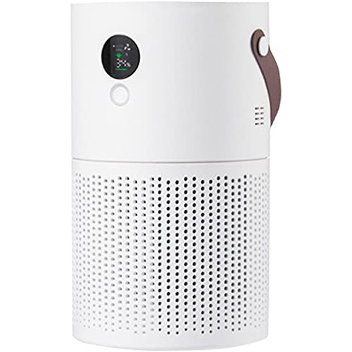 ポータブル 空気清浄機 小型 マイナスイオン 14畳 ハンドル付き HEPAフィルター ほこりセンサー 3段階..