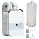 【セット買い】LNSOO 布団乾燥機 ふとん乾燥 ダブル伸縮ホース 温風機能 衣類乾燥カバー 衣類乾燥袋付き 衣類干し 梅雨対策 マット不要 マイナスイオン ダ...