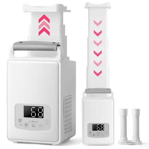 【2025年革新的モデル・PL保険加入済】evove ふとん乾燥機 1秒伸縮パイプ ダニ退治 コンパクト収納 持ち運び便利 布団2組対応 靴2組 衣類乾燥 靴乾...