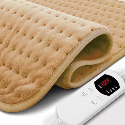 【　】 Merpin ホットマット 電気ホットマット 一人用 約40*76cm ホットカーペット 6段階温度調整 4種..