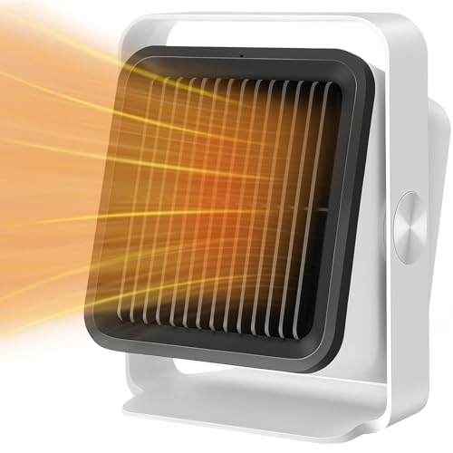 セラミックヒーター 小型 400W/600W 電気ヒーター ミニ 節電 省エネ 暖房器具 転倒オフ  ...