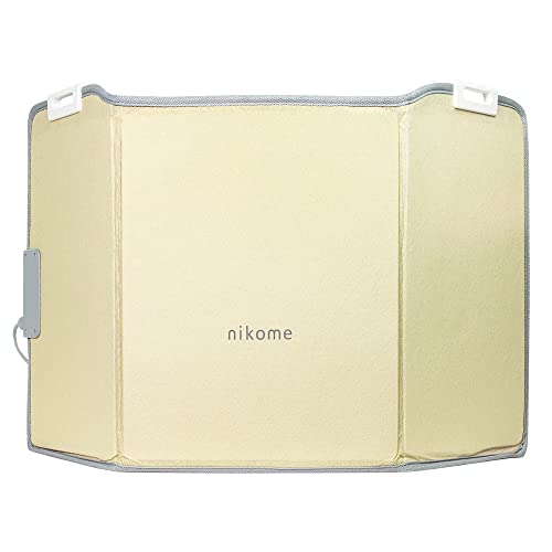 nikome ブランケット付き パネルヒーター 足元 デスク下 折りたたみ 遠赤外線 省エネ NKM-PH01 ベージ..