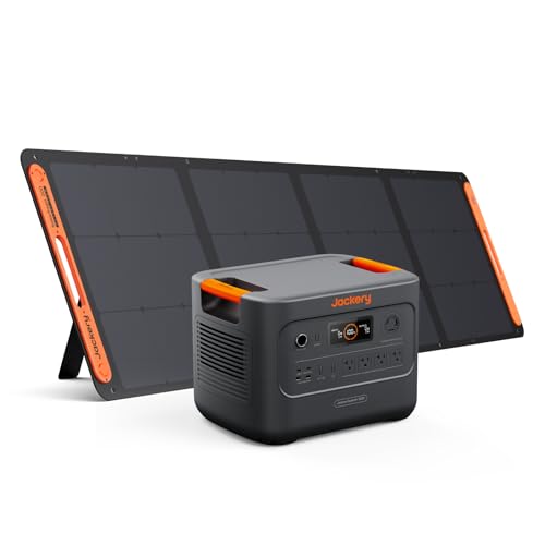 Jackery Solar Generator 3000 New 3072Wh ポータブル電源 200W ソーラーパネル 1枚 2点セット ソーラーチャージャー 2.5時間満充電 リン酸鉄 10年長寿命 バッテリー 定格出力3000W 瞬間最大6000W 家庭用 アウ