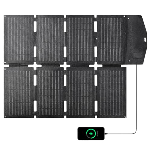 BougeRV ソーラーチャージャー 100W USB-C/USB-A/DC出力 高速充電 Juic ...