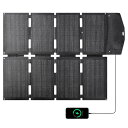 BougeRV ソーラーチャージャー 100W USB-C/USB-A/DC出力 高速充電 JuiceGo専用ソーラー充電器 JuiceGoポータブル電源 スマ...