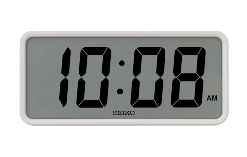 乐天商城 - セイコークロック(Seiko Clock) SEIKO STANDARD 掛け時計 置き時計 クオーツ時計 スマートフォン時刻修正対応 112×240×41mm SQ821W
