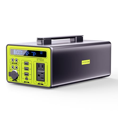 Acecow ポータブル電源 大容量 69600mAh/1030Wh 家庭用 蓄電池 ポータブルバッ ...