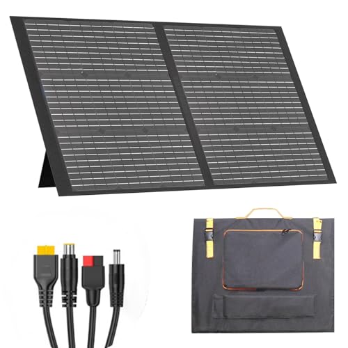 ◆商品名：ZOOBLY ソーラーパネル 100W 折りたたみ式 ソーラーチャージャー ETFE 単結晶シリコン 24％高交換効率 PD60W QC3.0急速充電 スマホやタブレットに充電可能 ソーラー充電器 ポータブル電源用 アウトドア向き...