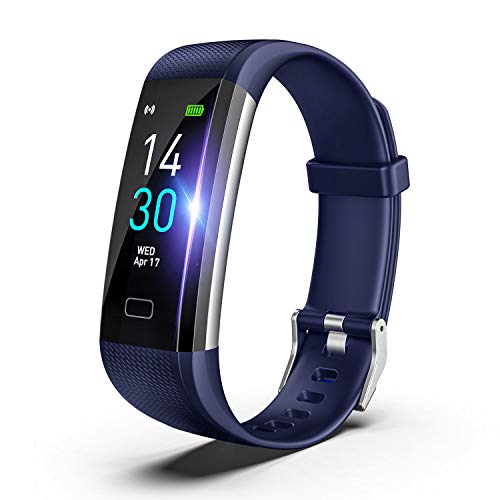 明誠 スマートウォッチ 多機能スマートブレスレット IP68防水 0.96インチスクリーン 活動量計 カロリー 腕時計 大字幕 歩数計 長時間待機 睡眠記録 着信通知/Line/アプリ通知 目覚まし時計 iphon(2)